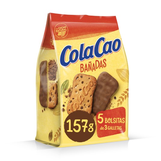 Galletas bañadas chocolate Cola cao - 157g