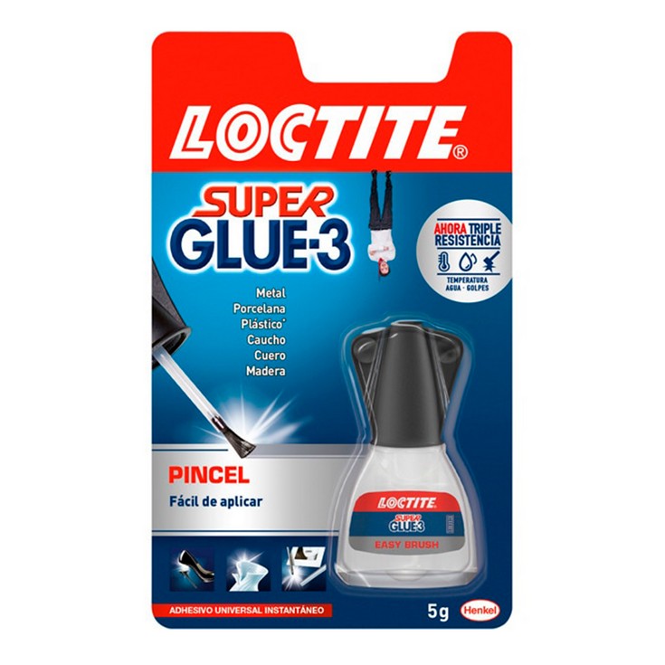 Pegamento Super Glue-3 C/Pincel 5g Pegamento Super Glue-3 C/Pincel 5g