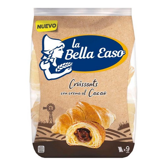 Croissants con crema al cacao 9 uds - La Bella Easo - 378g