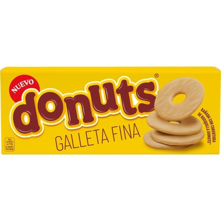 Galletas finas bañadas con cobertura de Donuts - 116g