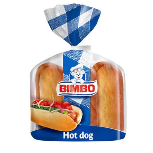 Pan de perritos calientes -6 uds