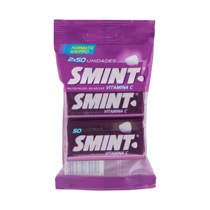 Caramelos balsámicos sabor frutos rojos - Smint - 2x35g