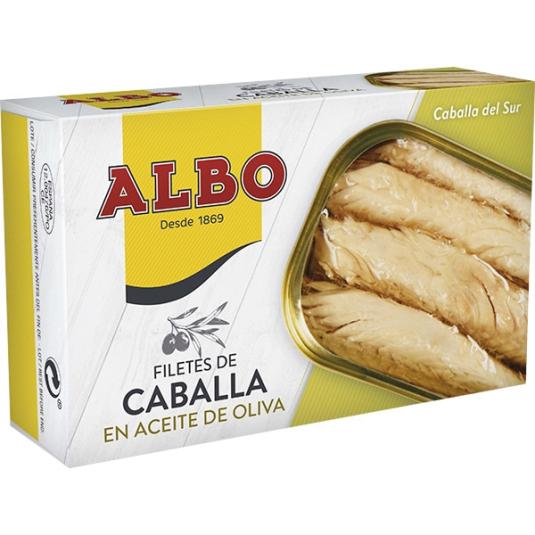 Filetes de caballa aceite de oliva 85g