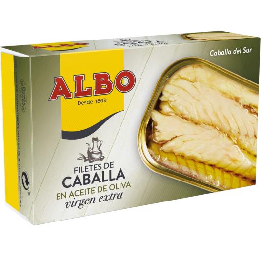 Filetes de caballa aceite oliva virgen extra 85g