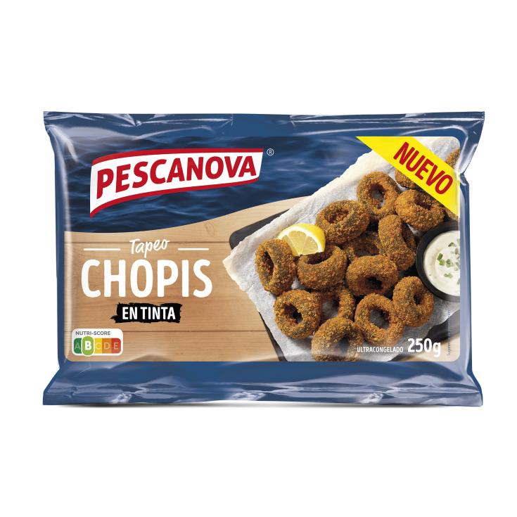 Tapeo chopis en tinta rebozada - 250g