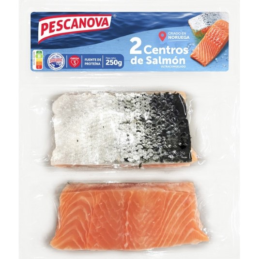 Centro de salmón - 2 uds