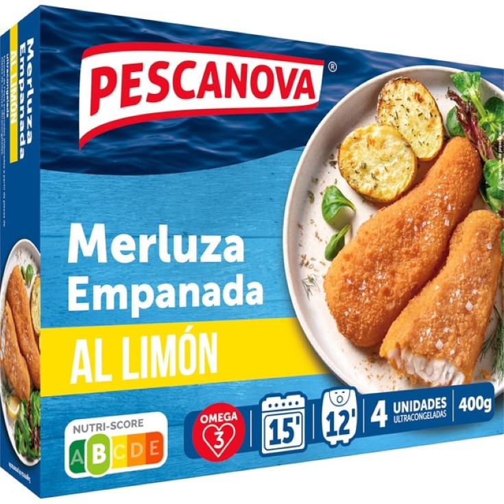 Filetes de merluza empanados al limón - 300g Filetes de merluza empanados al limón - 300g