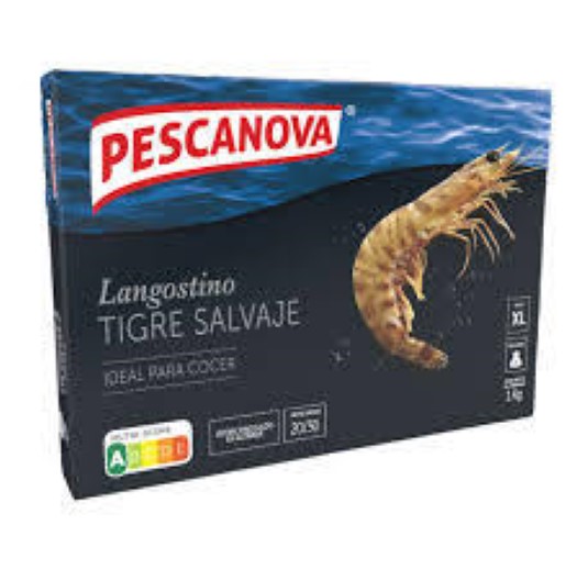 Langostino tigre Pescanova - 1kg