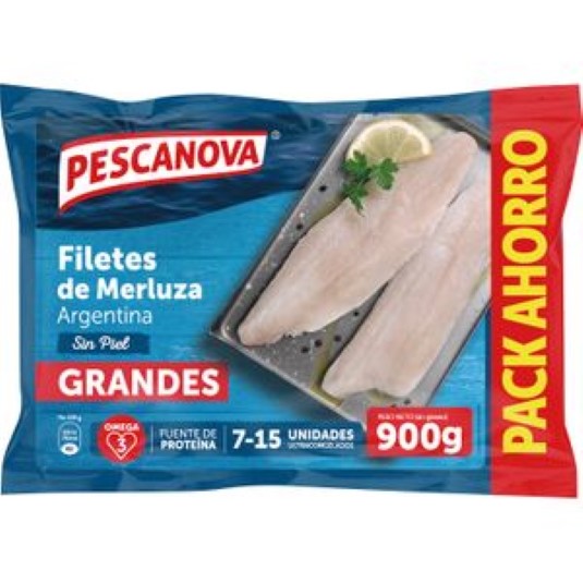 Filete de merluza sin piel Argentina Pescanova - 900g