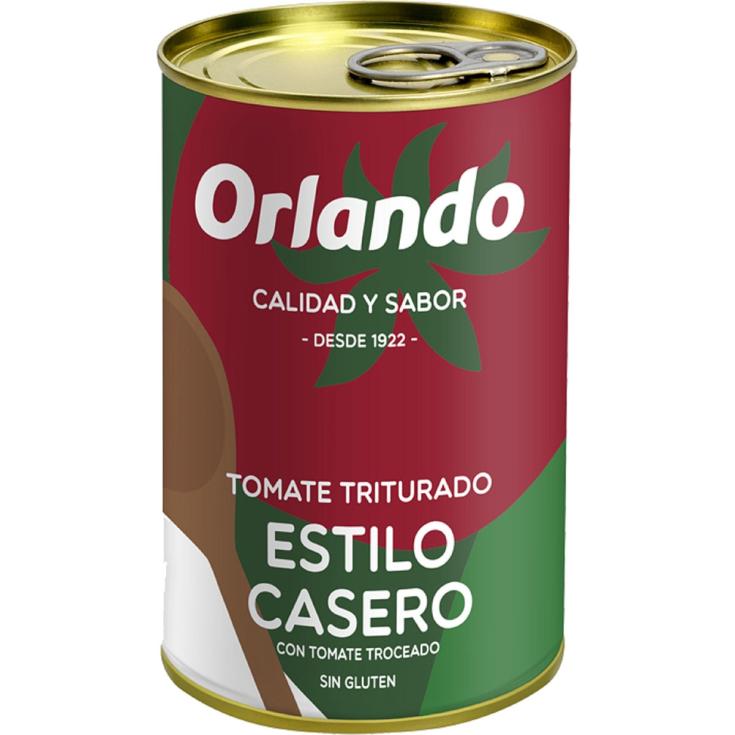 Tomate Natural Triturado Extra Estilo Casero- Orlando - 400g