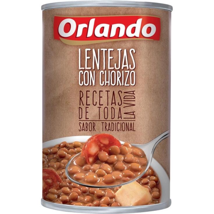 Lentejas con Chorizo - Orlando - 425g