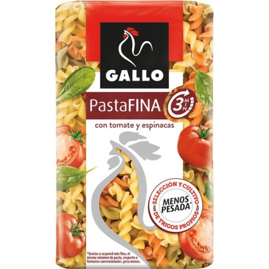 Pasta Fina Hélices Vegetales - Gallo - 400g