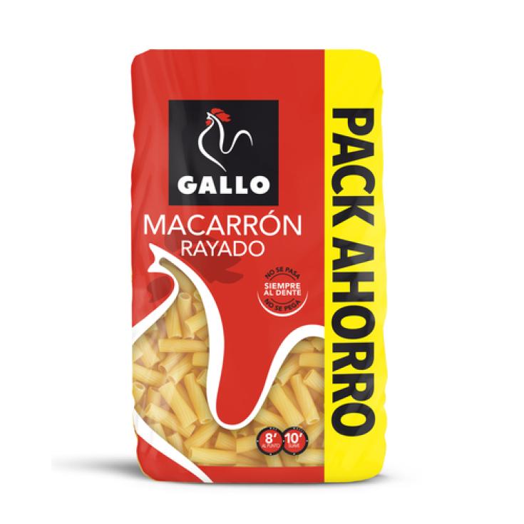 Macarrón Rayado 675g