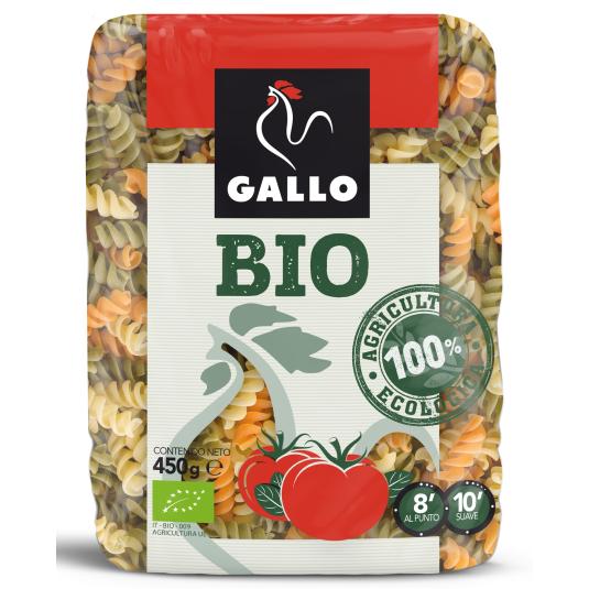 Helices tomate y espinacas bio - 450g