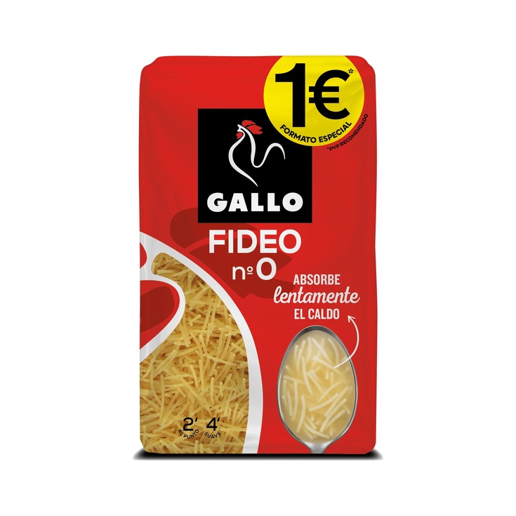 Pasta Fideo Nº 0
