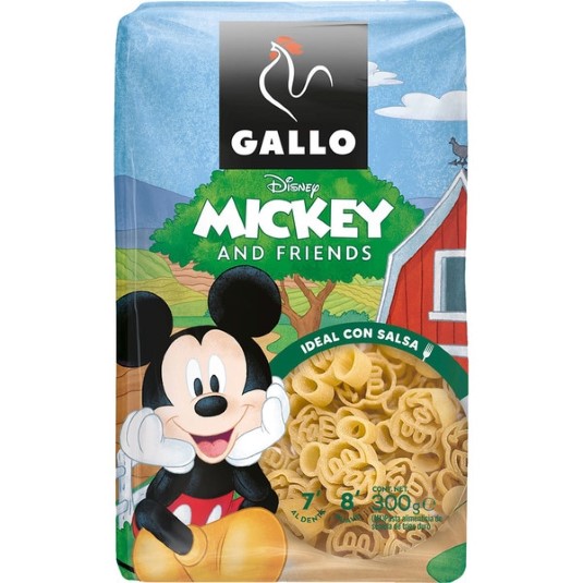 Pasta infantil Mickey Gallo - 300g