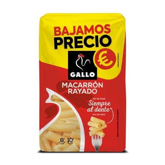 Macarrón rayado -400g