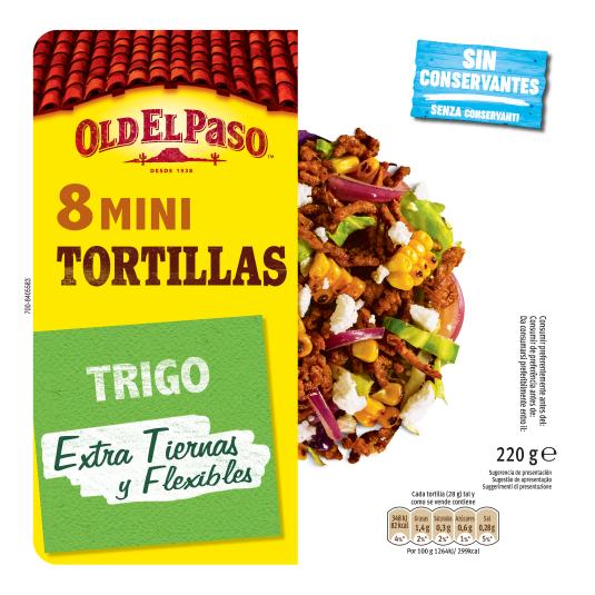 Mini Tortillas de trigo 220g
