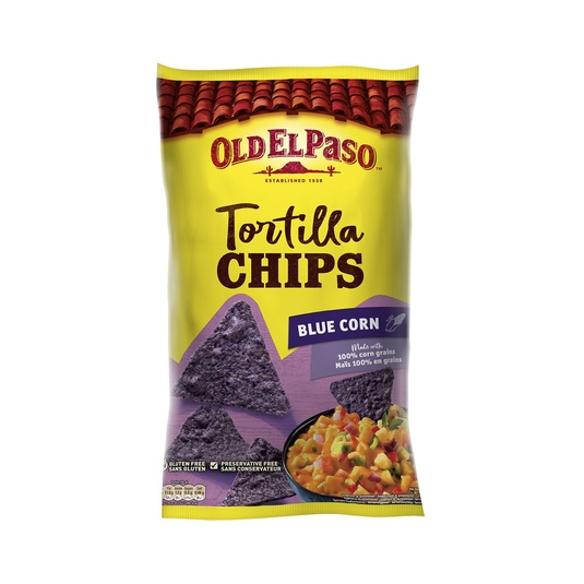 Tortilla chips blue corn sin gluten