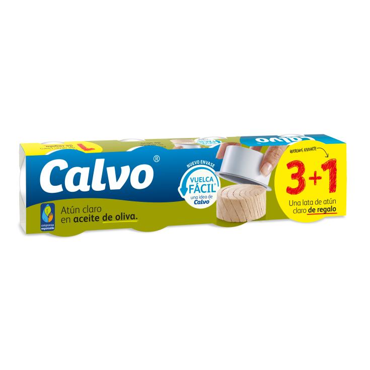 Atún Claro en Aceite de Oliva - Calvo - 4x65g