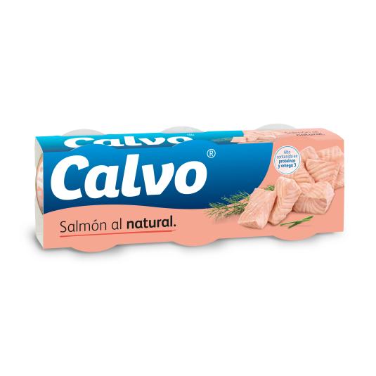Salmón al natural Calvo - 3x50g