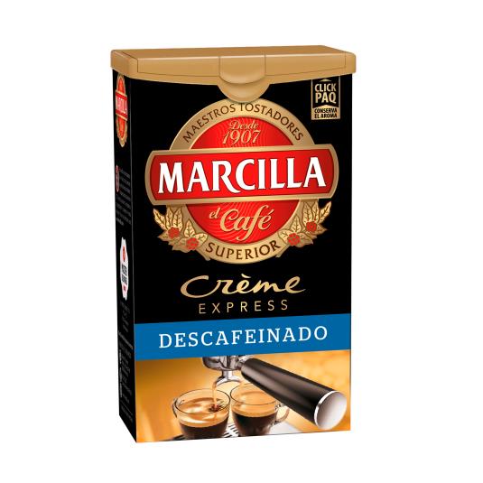Café Molido Crème Express Descafeinado - Marcilla - 250g