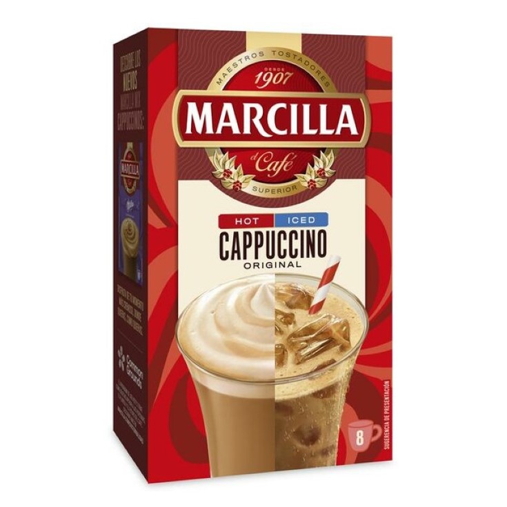 Café soluble Capuccino -8 uds