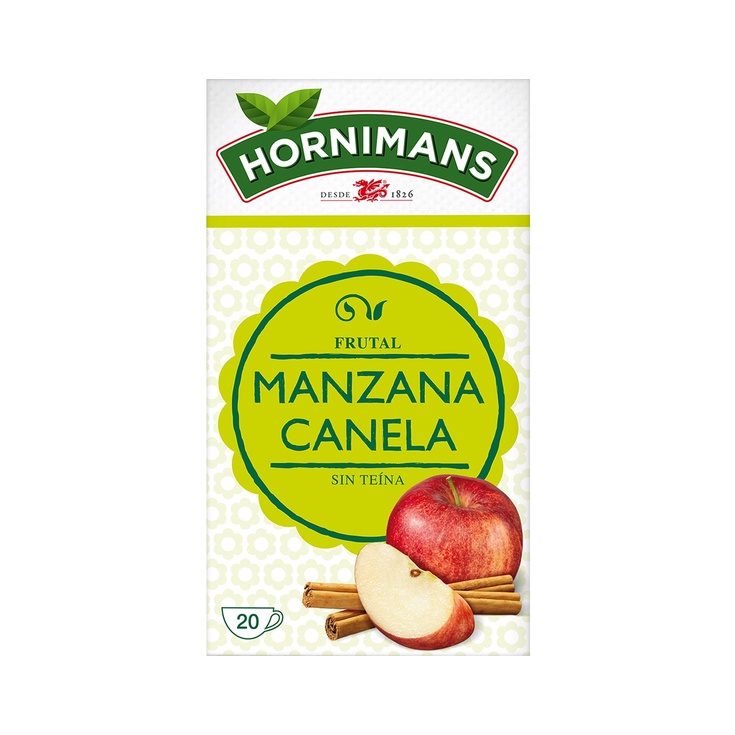 Frutal infusión de manzana y canela sin teína estuche 