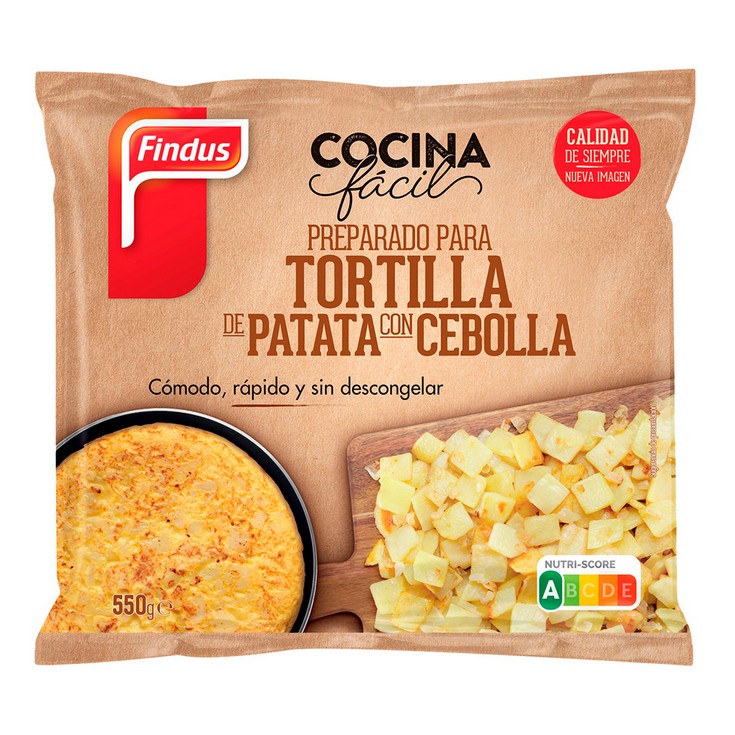 Preparado tortilla y cebolla 550g