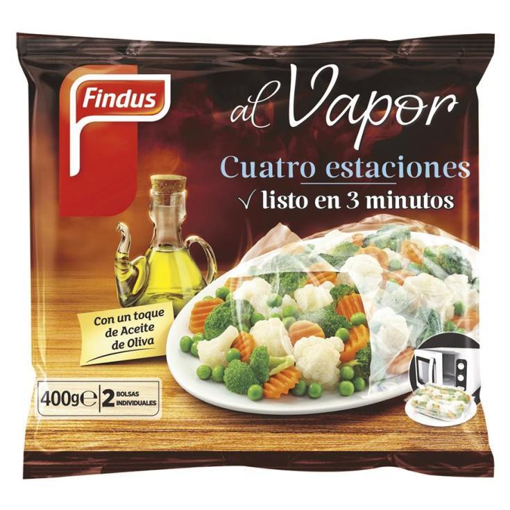 Verduras 4 estaciones al vapor 400g Verduras 4 estaciones al vapor 400g