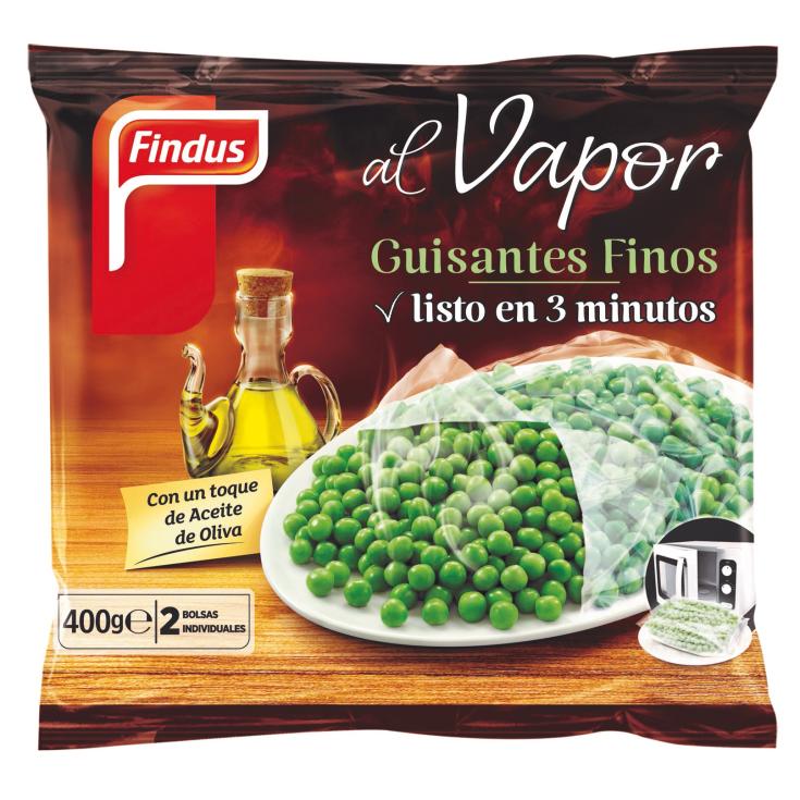 Guisantes finos al vapor - 400g