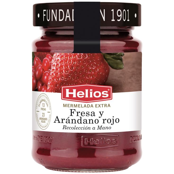 Mermelada extra Fresa - Arándano rojo Helios 340g