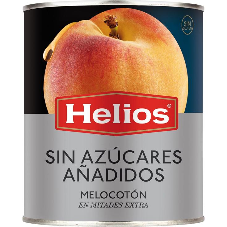Melocotón en Almíbar sin Azúcares añadidos - Helios - 480g