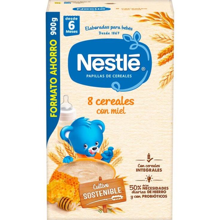 Papilla 8 Cereales con Miel Nestlé - 900g