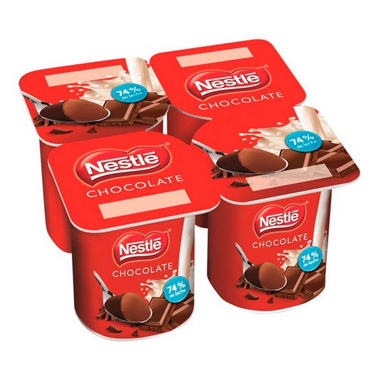 Postre de chocolate 74% de leche s/gluten - Nestlé - 4x125g