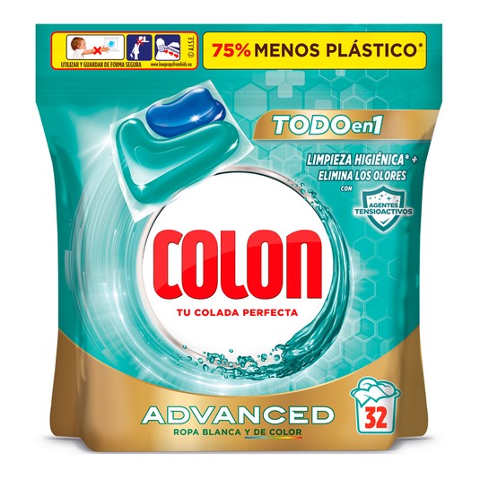 Detergente Cápsulas Higiene Colon - 32 uds
