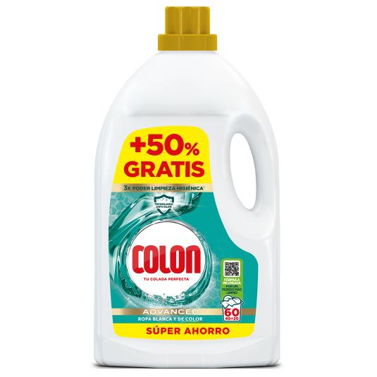 Detergente Fórmula Higiene + 50% Colón - 40+20 lavados