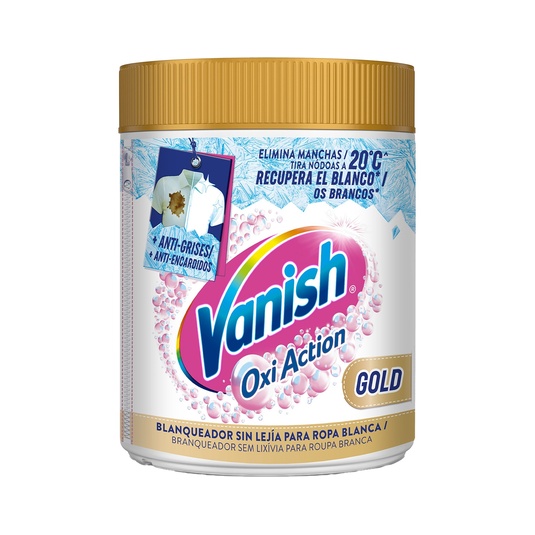 Potenciador del lavado en polvo a ropa blanca Oxi Action a 2