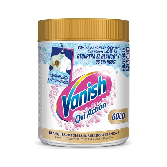 Potenciador del lavado en polvo a ropa blanca Oxi Action