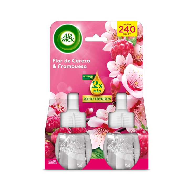 Air Wick Pack de 2 Recambios para Ambientador Eléctrico f/c