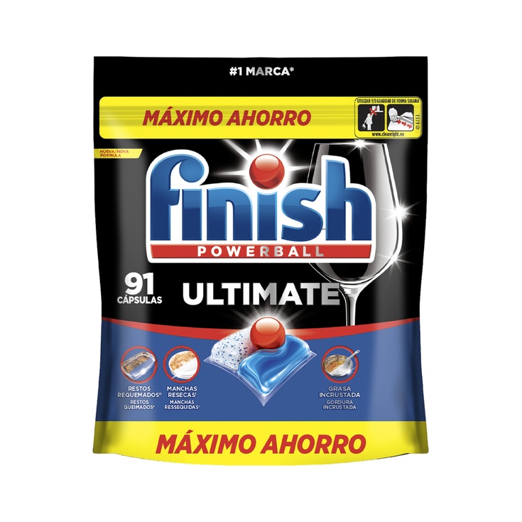 FINISH CÁPSULA ULTIMATE 91 LAVADOS REGULAR