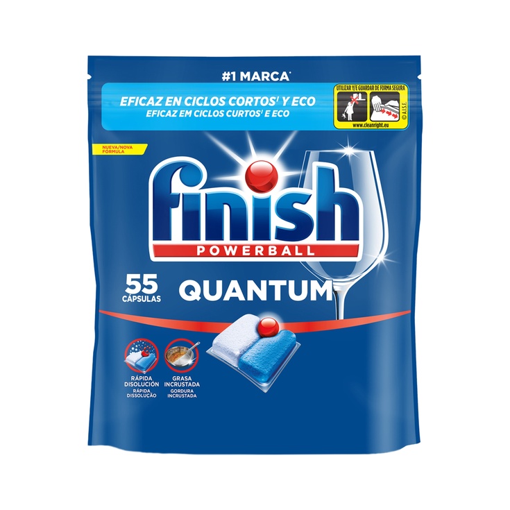FINISH CÁPSULA QUANTIUM 55 LAVADOS REGULAR