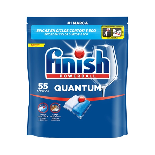 FINISH CÁPSULA QUANTIUM 55 LAVADOS REGULAR