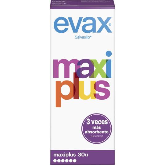 Salvaslip Maxi Plus - Evax - 30 uds