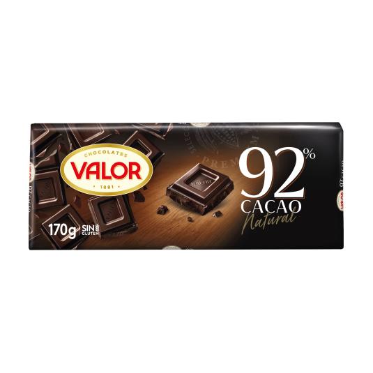 Chocolate negro 92% 170g