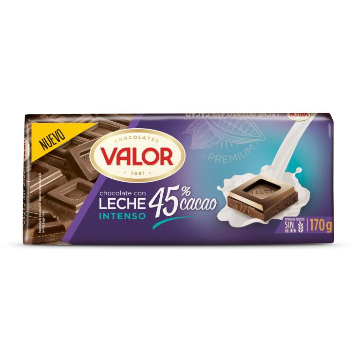 Chocolate con Leche 45% - Valor - 170g