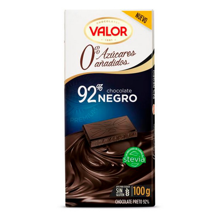 Chocolate negro 92% Sin Azúcar 100g