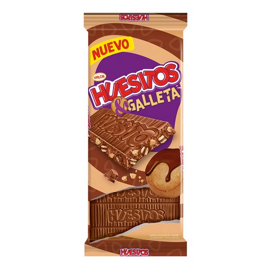 Chocolate con leche y galleta Huesitos - 125g