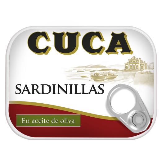 Sardinillas en aceite de oliva - Cuca - 81g