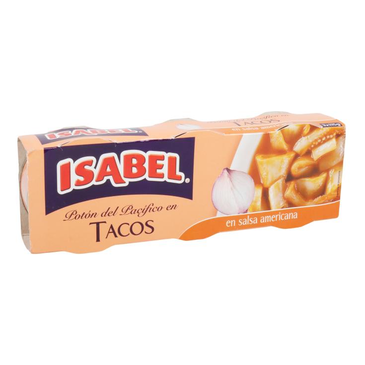 Tacos en Salsa Americana Isabel - 3x72g Tacos en Salsa Americana Isabel - 3x72g